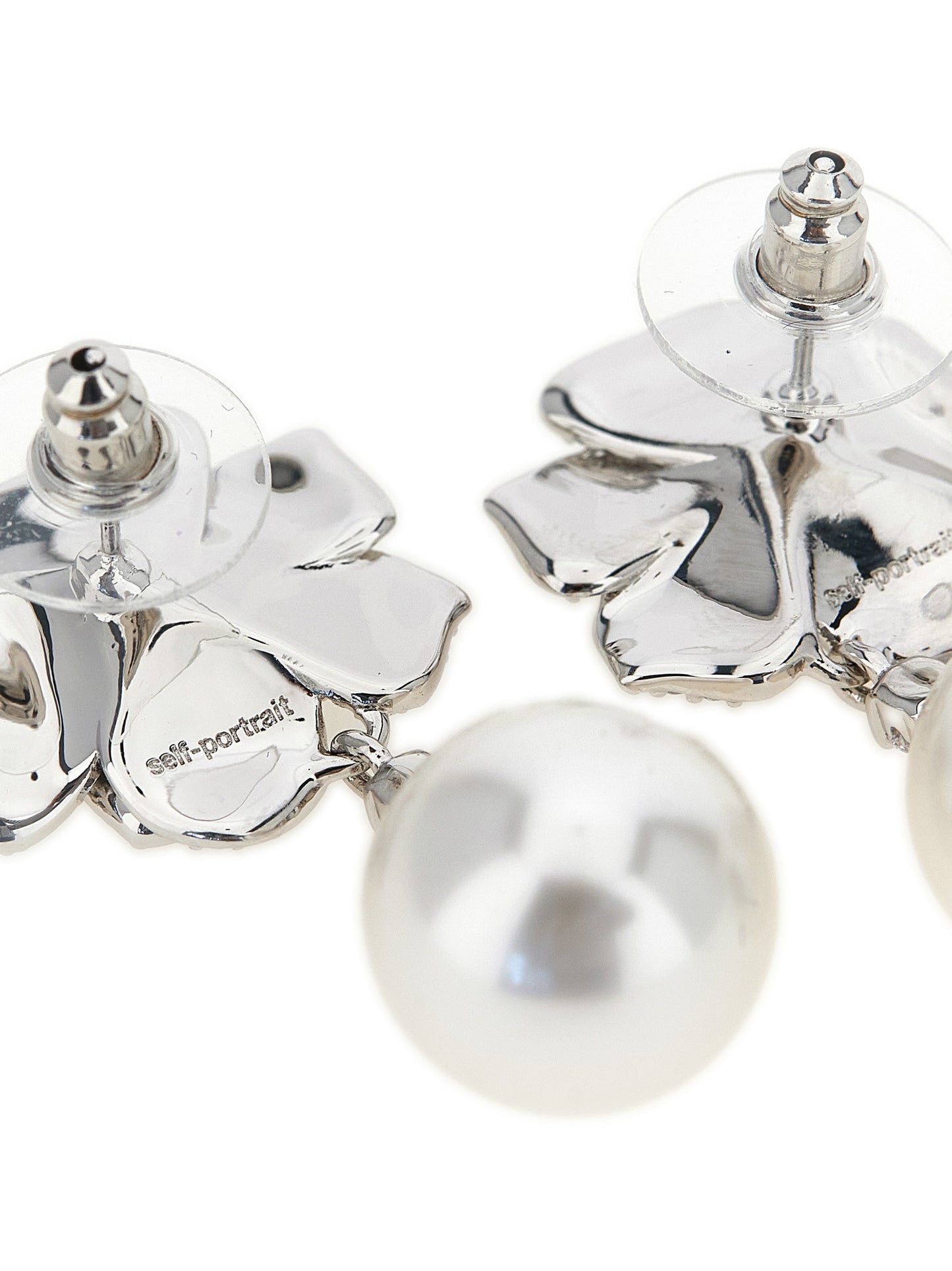 Silver Brass Earrings
