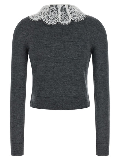 Gray Wool Cardigan