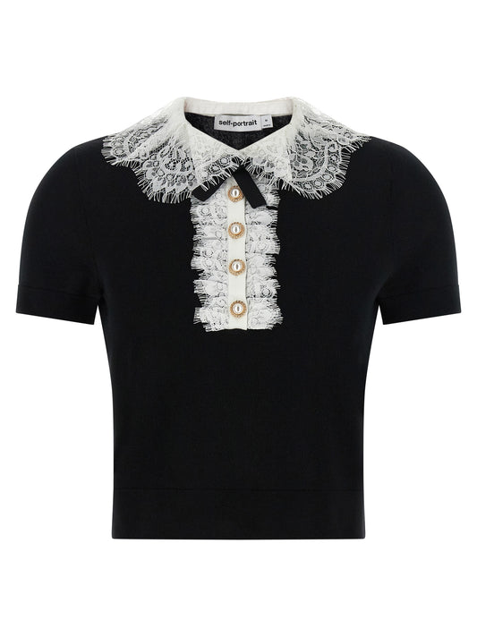 Bicolor Wool Blouse