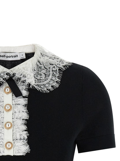 Bicolor Wool Blouse