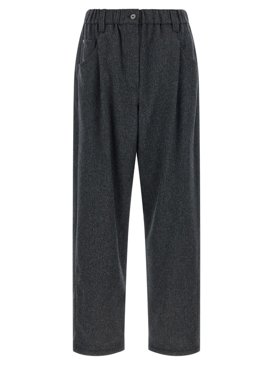 Gray Wool Pants