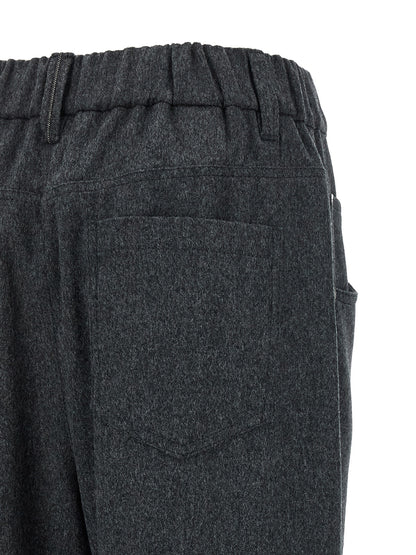 Gray Wool Pants