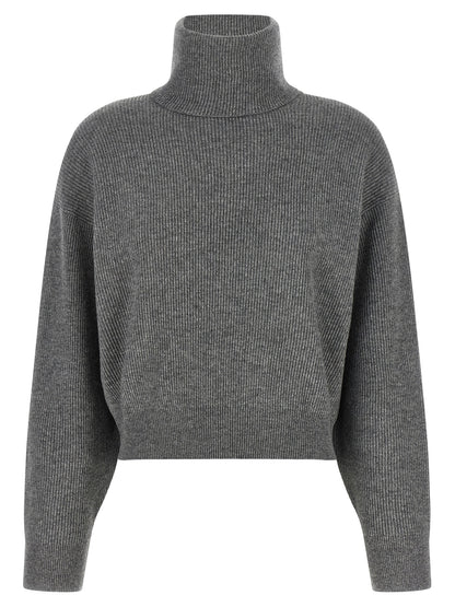 Gray Virgin Wool Cardigan
