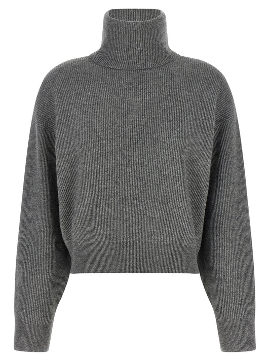 Gray Virgin Wool Cardigan