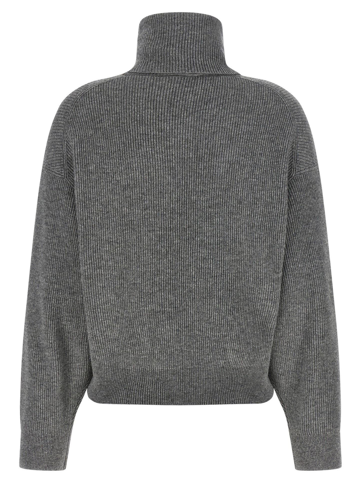 Gray Virgin Wool Cardigan