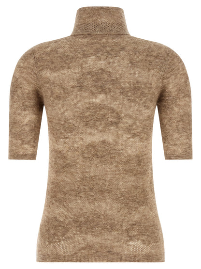 Beige Silk Cardigan