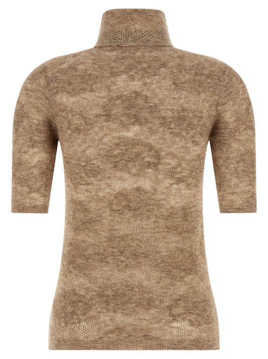 Beige Silk Cardigan