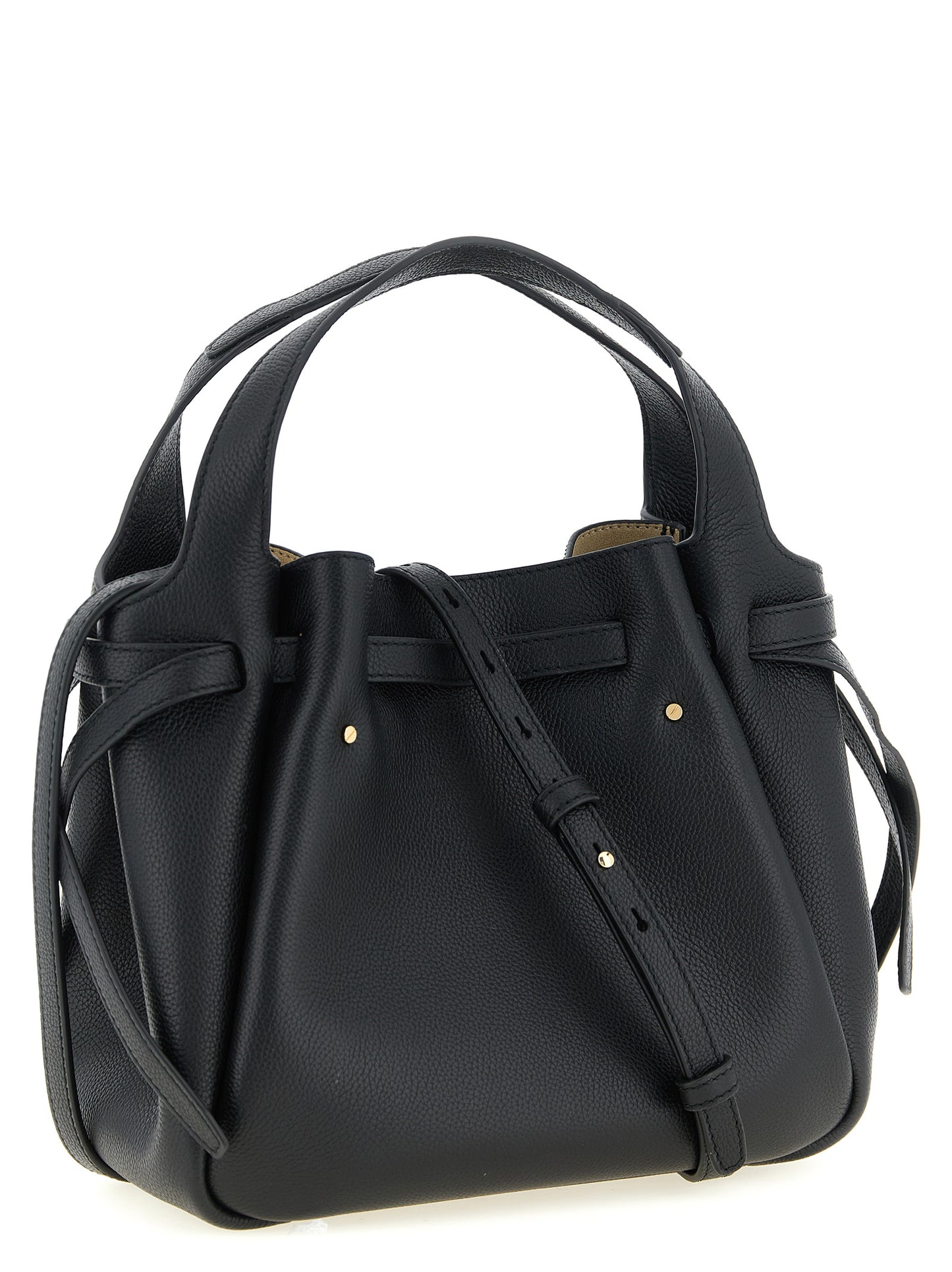 Black Cowhide Handbag