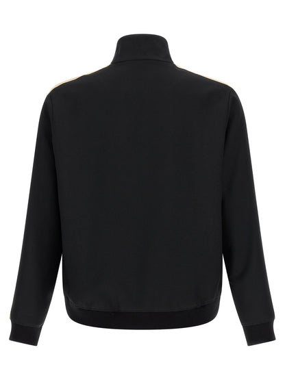 Black Polyester Sweatshirt