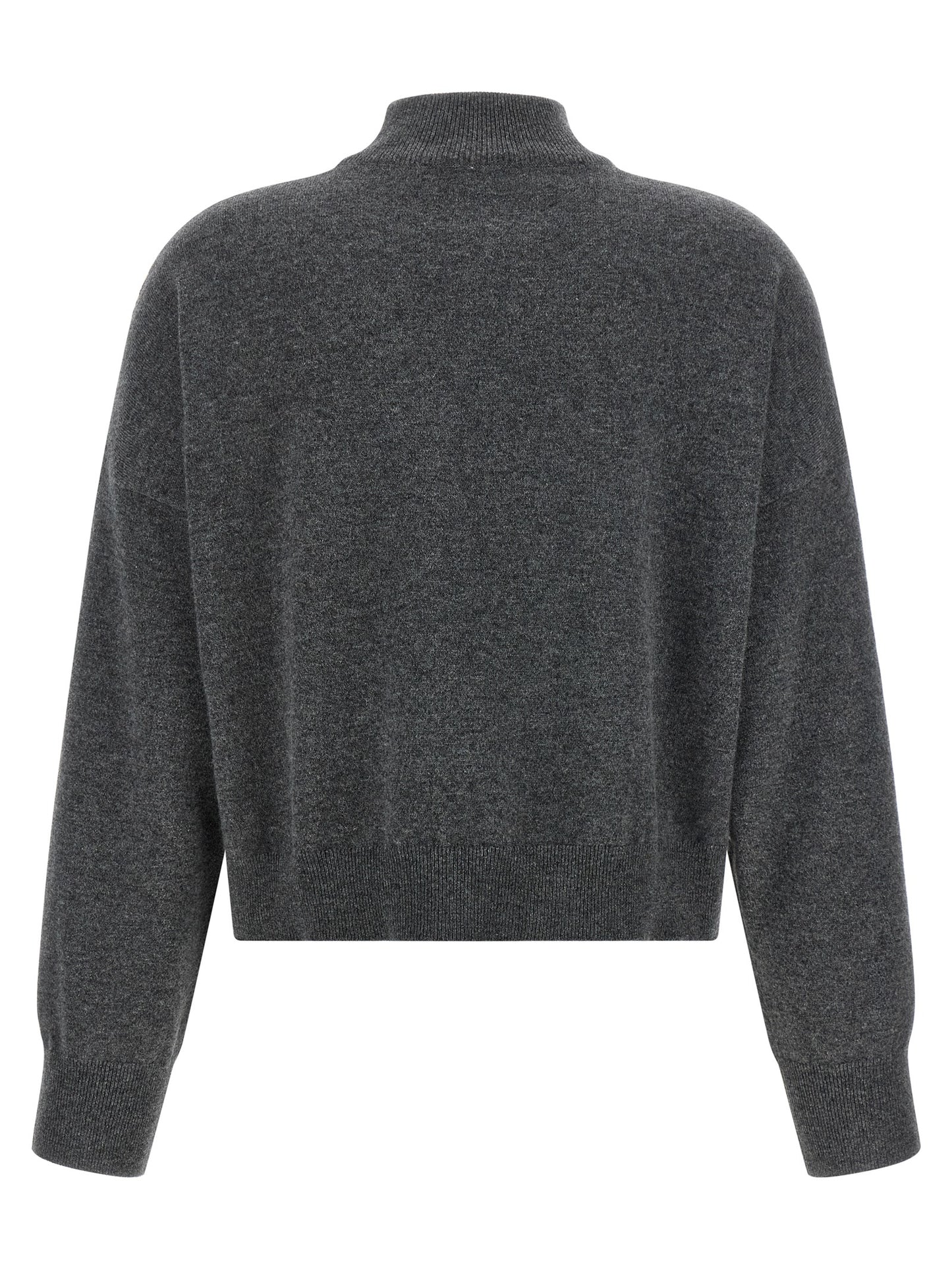 Gray Cashmere Cardigan