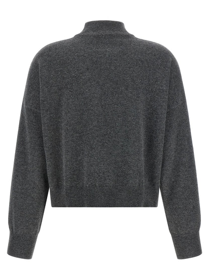 Gray Cashmere Cardigan