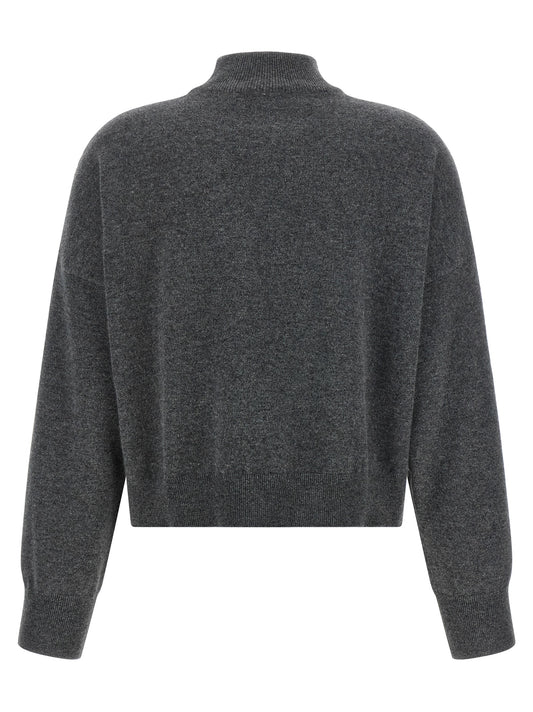 Gray Cashmere Cardigan