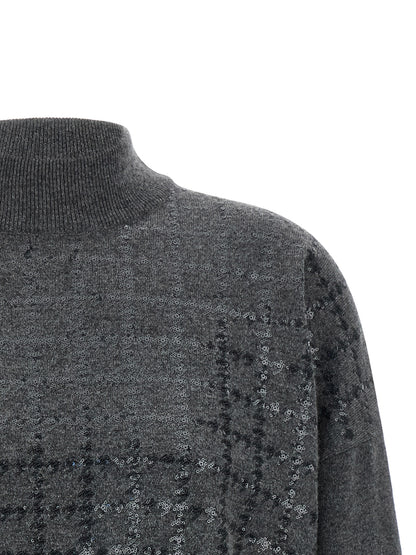 Gray Cashmere Cardigan