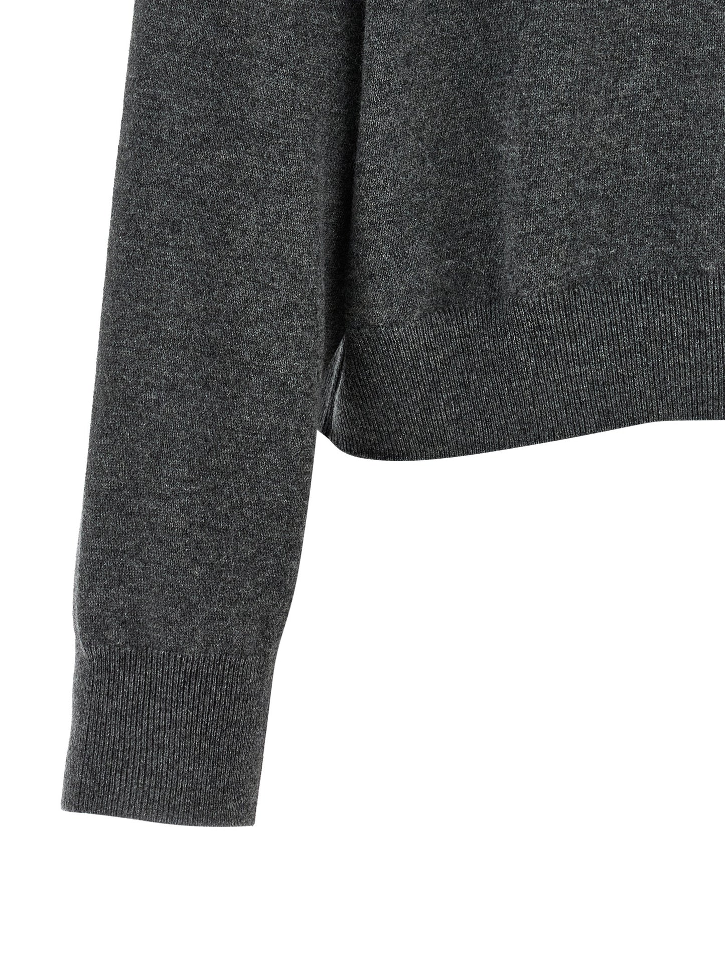 Gray Cashmere Cardigan