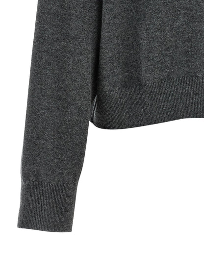 Gray Cashmere Cardigan