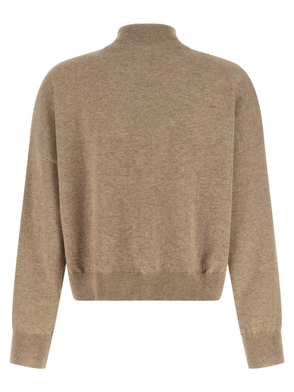 Beige Cashmere Cardigan