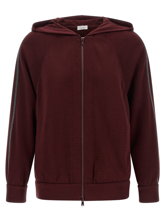 Bordeaux Cotton Sweatshirt