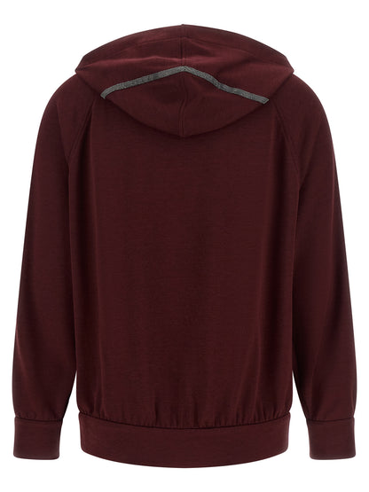 Bordeaux Cotton Sweatshirt