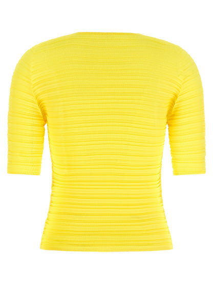 Bicolor Polyester Blouse