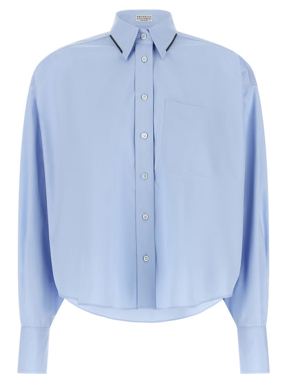 Blue Cotton Blouse