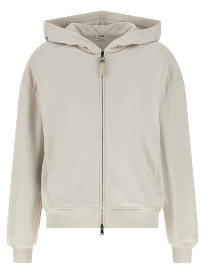 Beige Cotton Sweatshirt