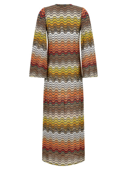 Multicolor Viscose Casual Dress