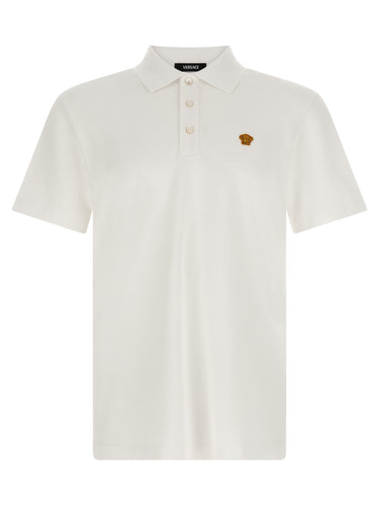 White Cotton Polo Shirt