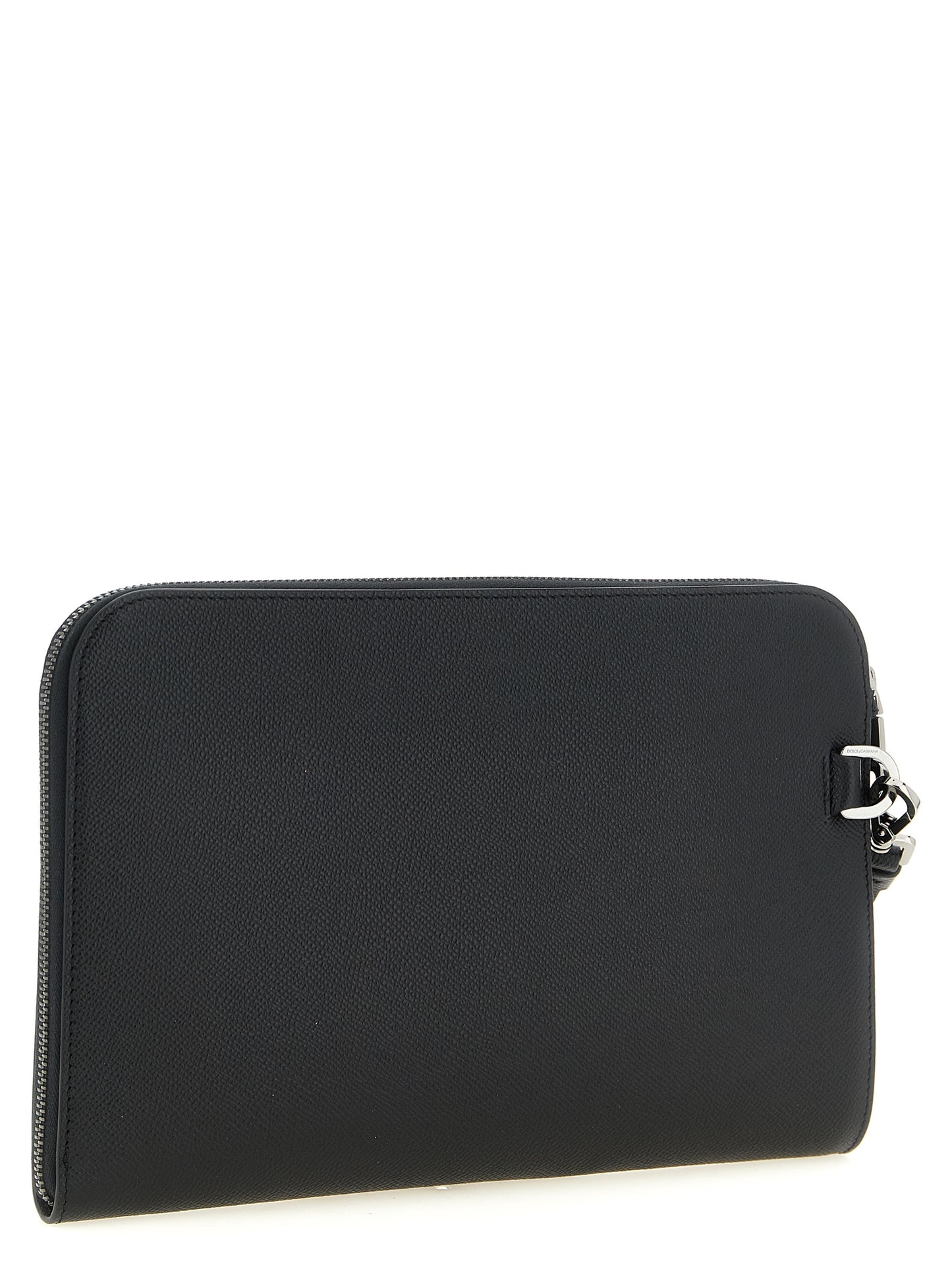 Black Calfskin Clutch Bag