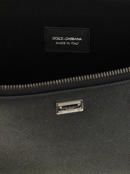 Black Calfskin Clutch Bag