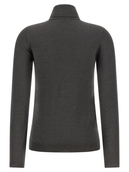 Gray Cashmere Cardigan