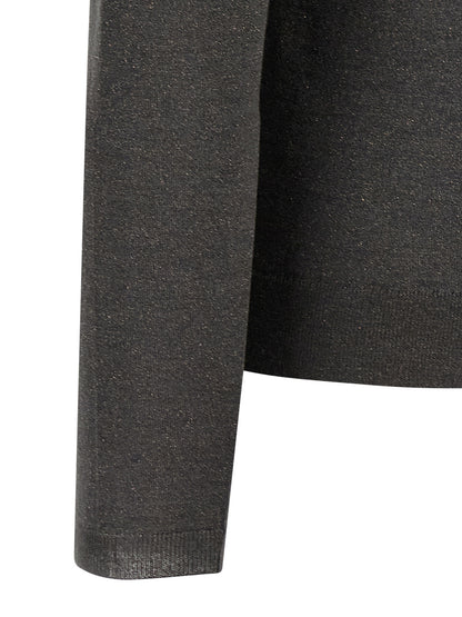 Gray Cashmere Cardigan