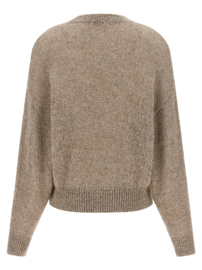 Beige Polyamide Cardigan