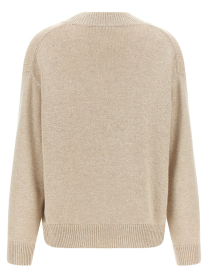Beige Cashmere Cardigan
