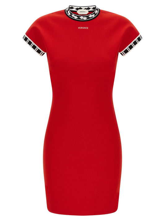 Multicolor Cotton Short Dress