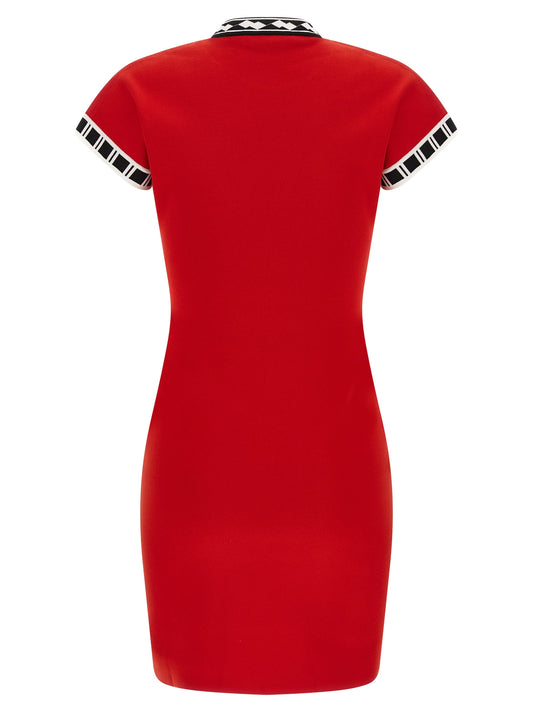 Multicolor Cotton Short Dress