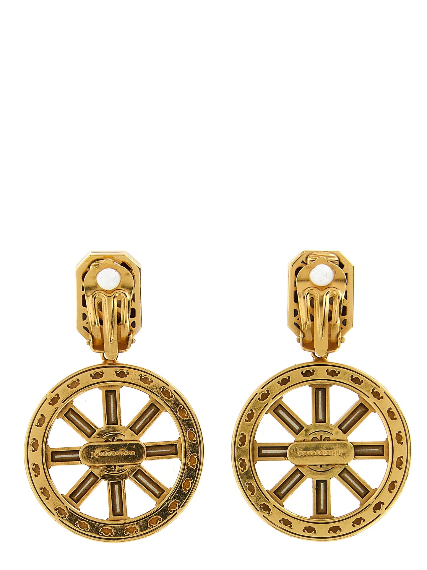 Multicolor Brass Earrings