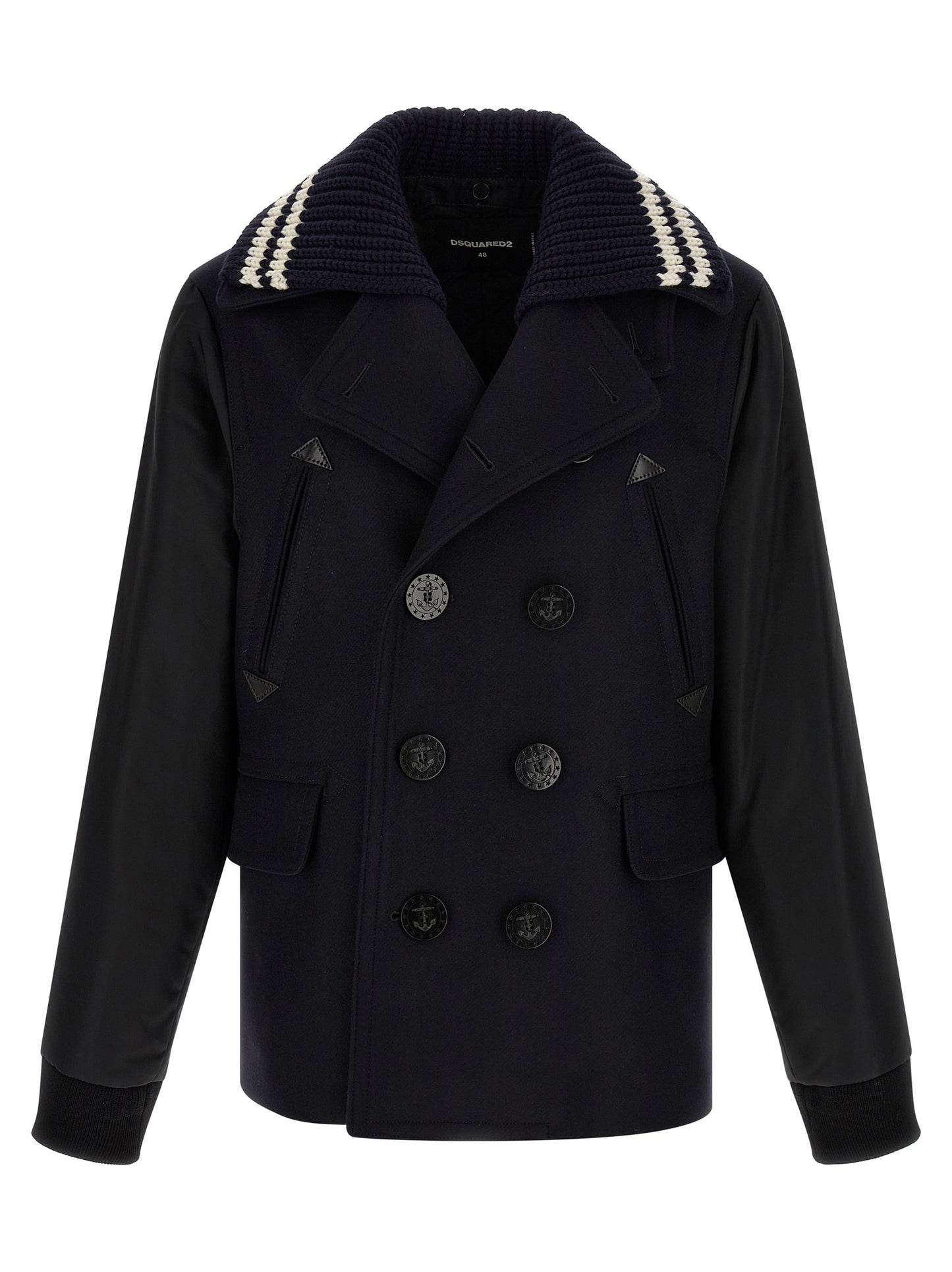 Blue Wool Coat