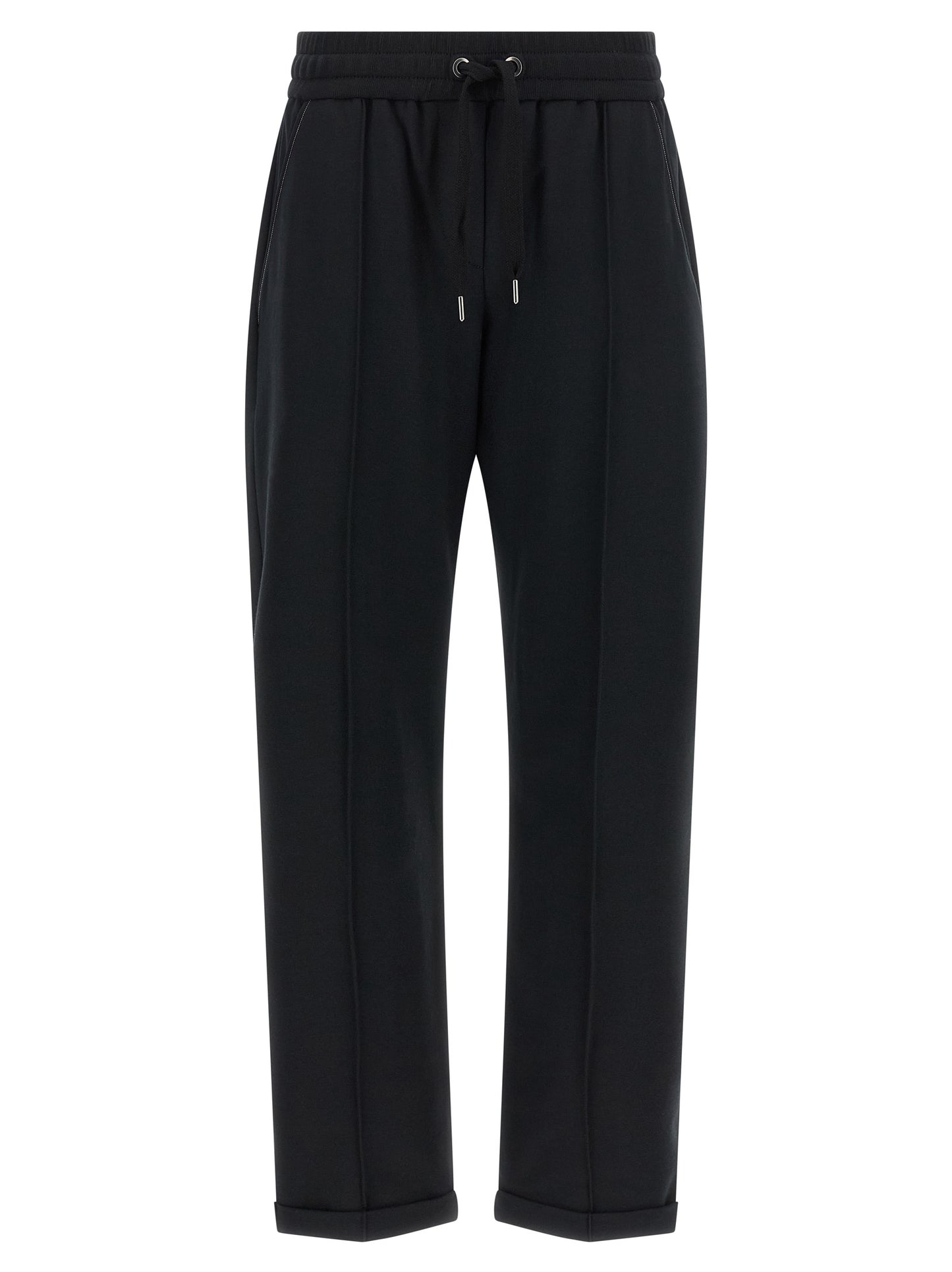 Black Cotton Joggers (Workout Pants)
