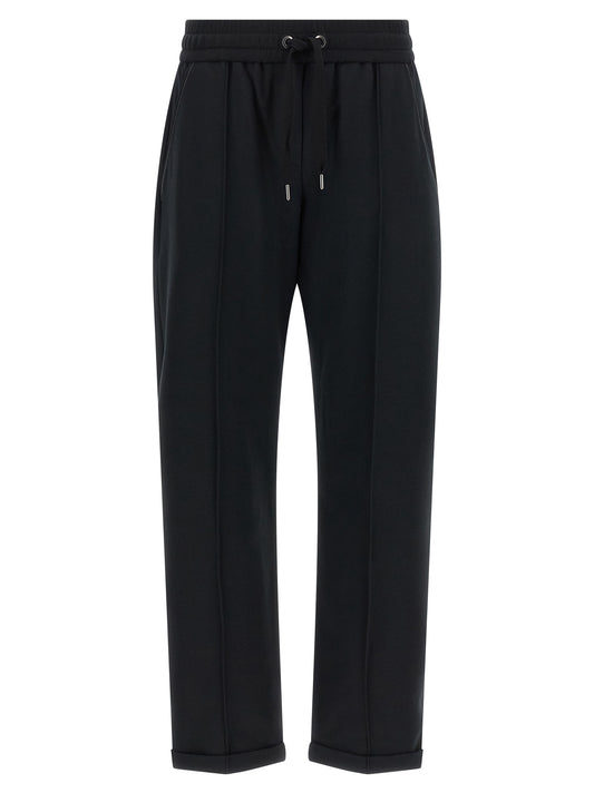 Black Cotton Joggers (Workout Pants)