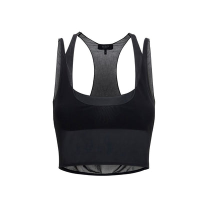 Black Viscose Bra