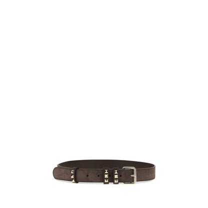 Brown Suede Leather Regular Belt