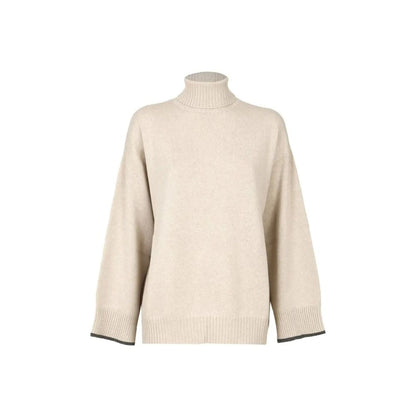 Beige Cashmere Sweater