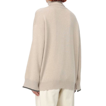 Beige Cashmere Sweater