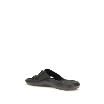 Black Rubber Sandals