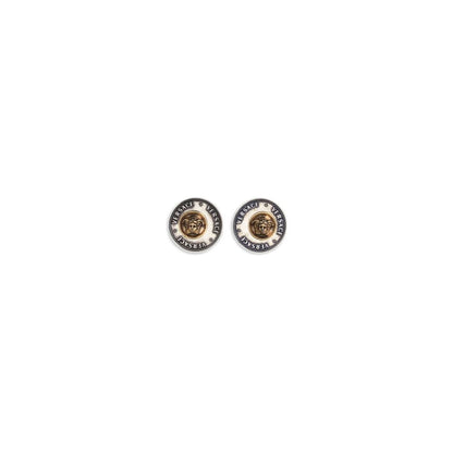 Gray Brass Earrings
