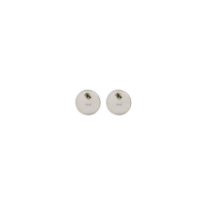 Gray Brass Earrings