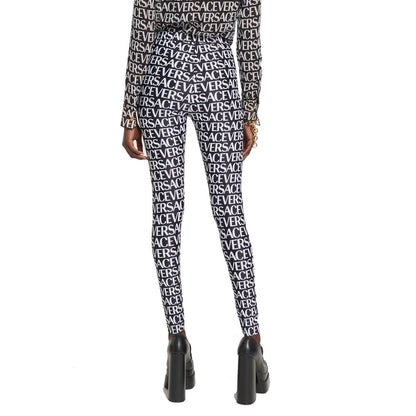 Black Elastane Leggings