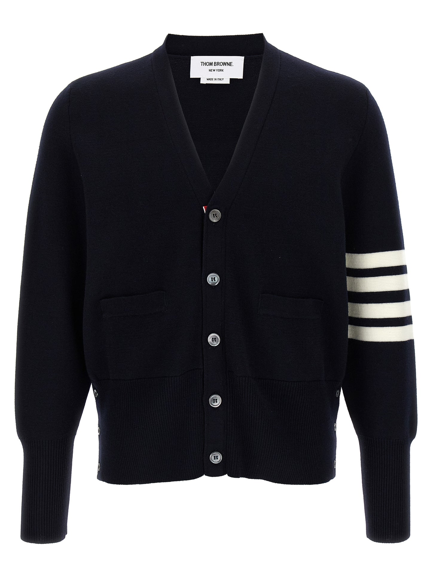 Blue Virgin Wool Cardigan