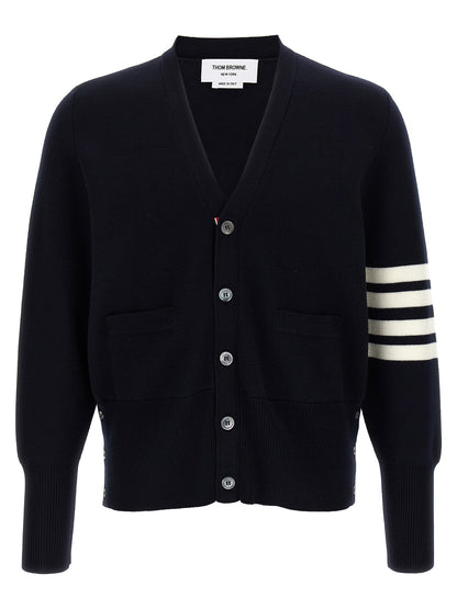 Blue Virgin Wool Cardigan