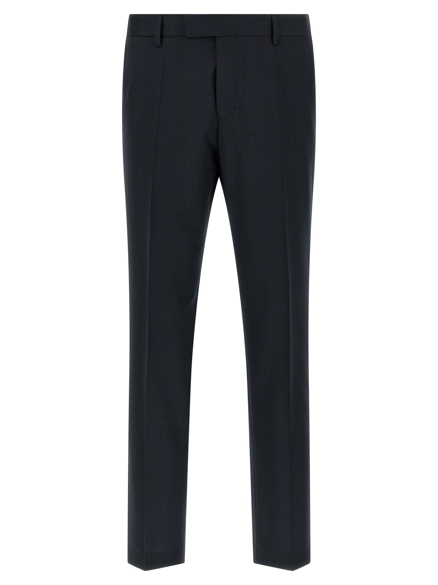 Blue Virgin Wool Two-Piece Suit